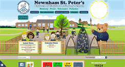 Desktop Screenshot of newnhamstpetersschool.org.uk